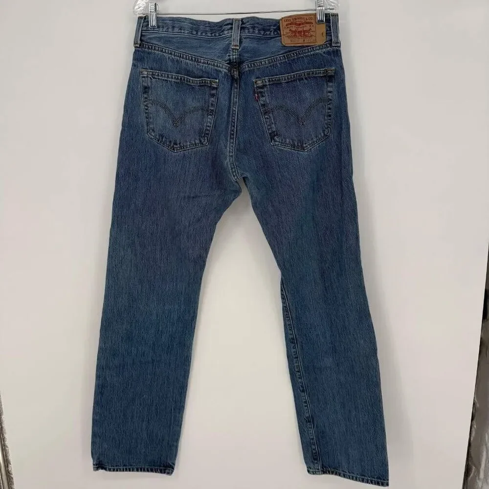 Levi's Jeans Men's 501 XX Straight Leg Blue Denim Size 34x34